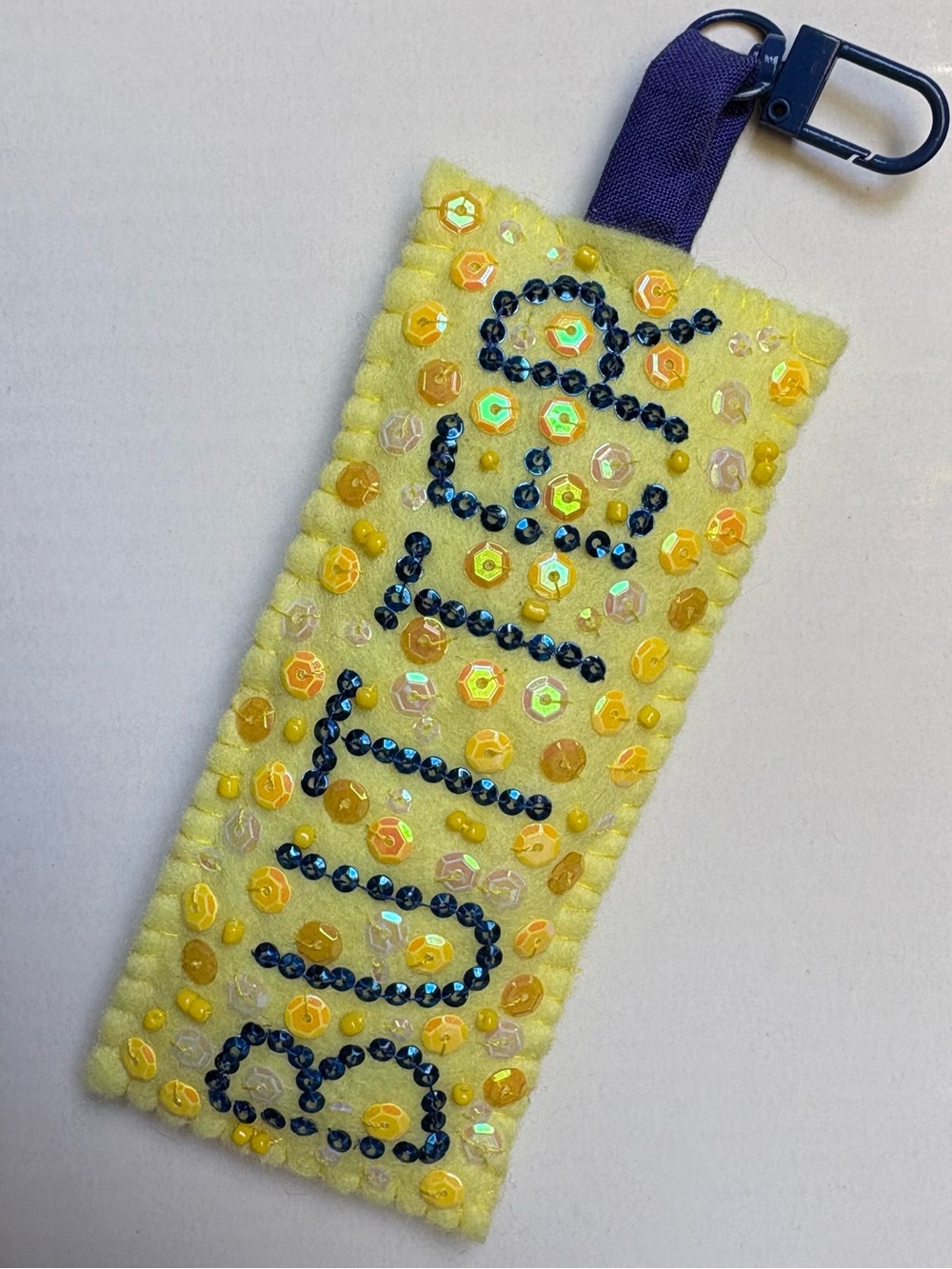Handmade Sequin Butter Charm